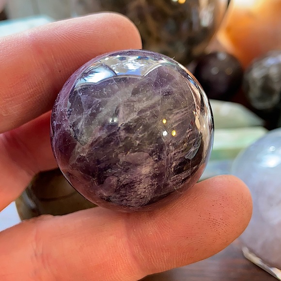 🔥SALE🔥 Dream Amethyst Crystal Mini Sphere! - Picture 1 of 6